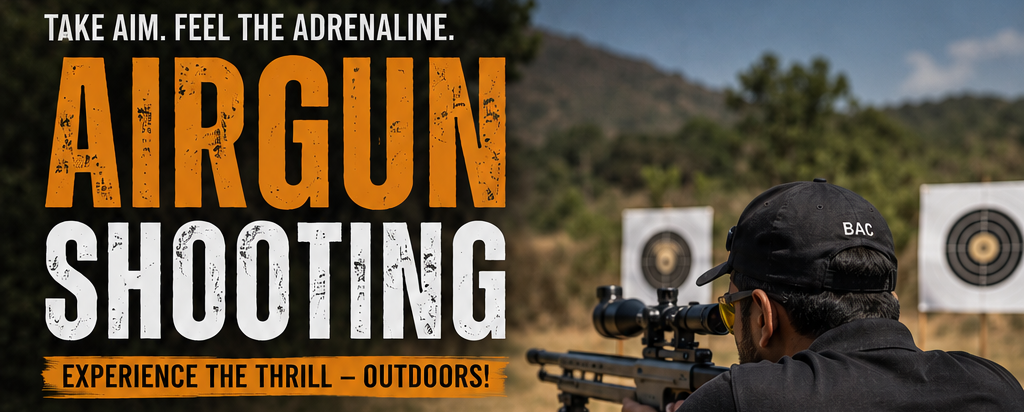 Airguns Shooting outdoor target session
